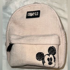 Tan Mickey Mouse backpack